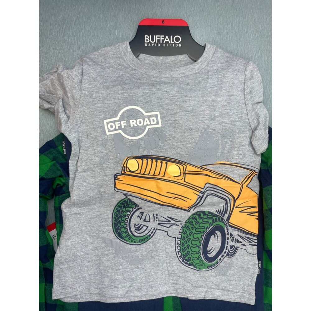 BUFFALO BOY 3-PIECE PANT'S,TEE & JACKET SET SIZE 6 - Picture 4 of 10